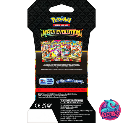 Pokémon TCG: Mega Evolution Sleeved Booster Pack (RANDOM)