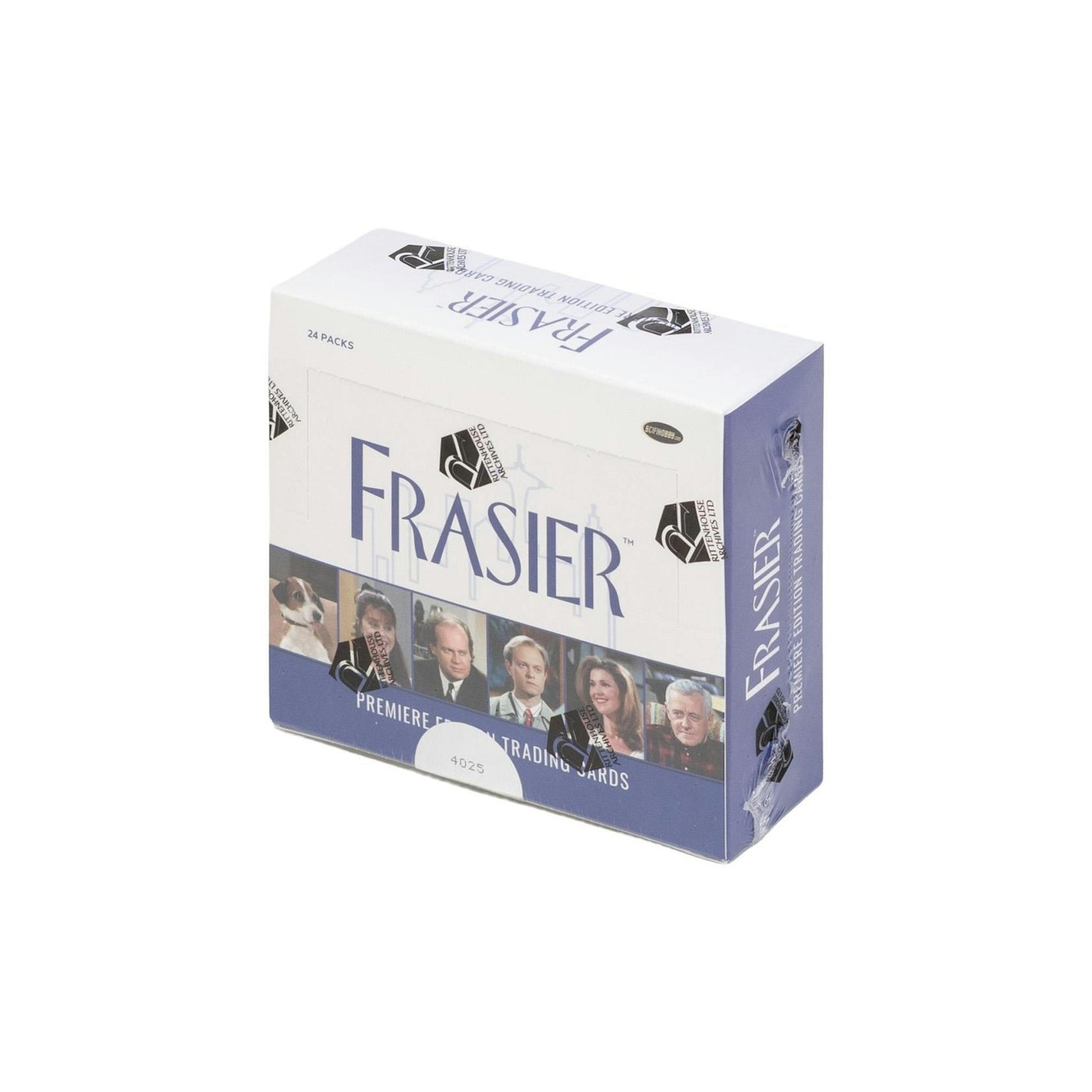 Rittenhouse 2026 Frasier Premiere Edition Hobby Box — angled three-quarter view of sealed product