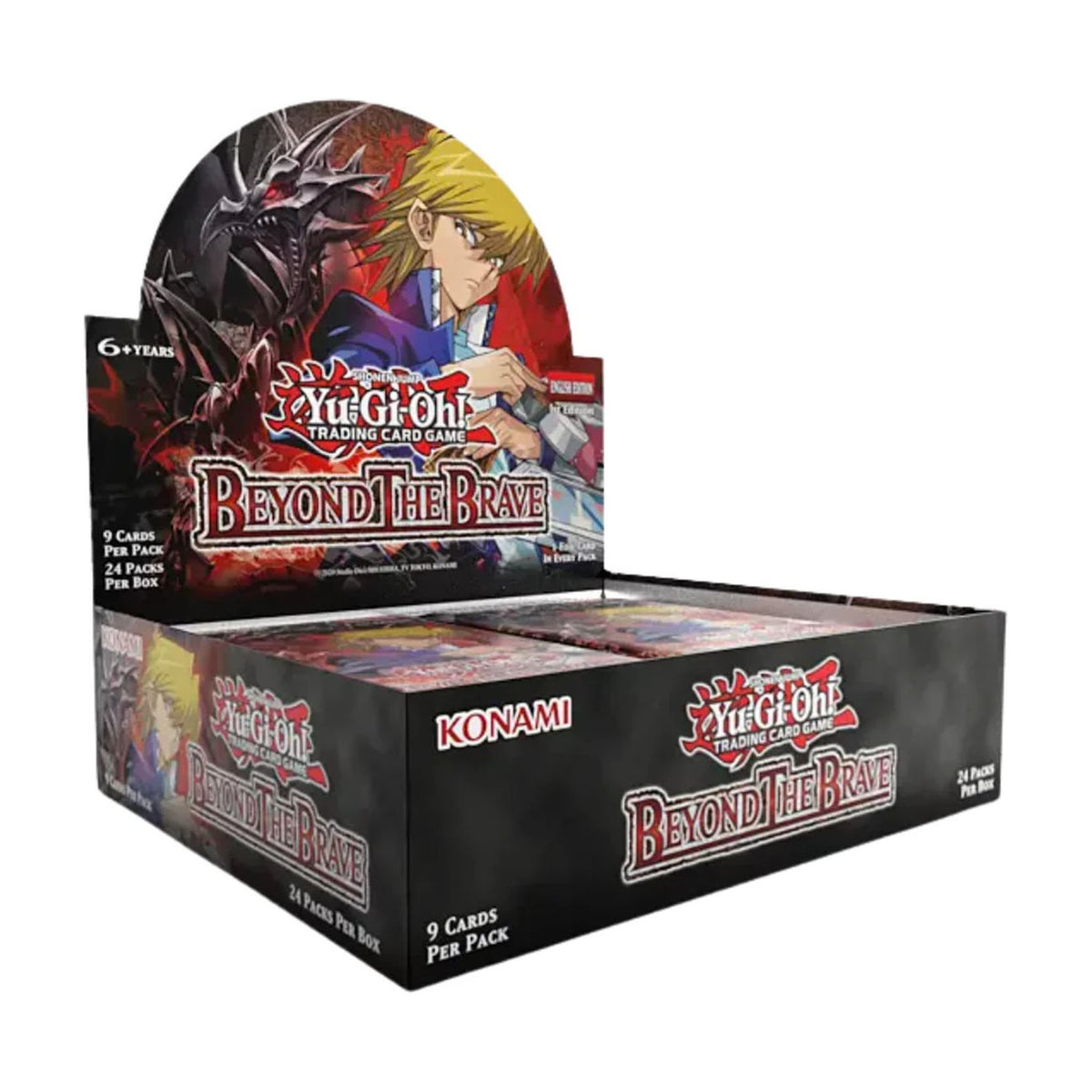 Yu-Gi-Oh! Beyond the Brave English first-edition booster box containing 24 packs